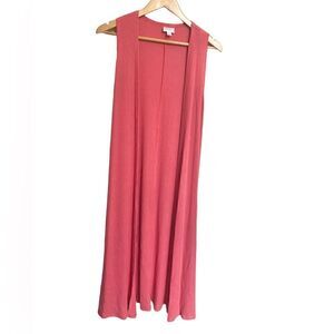 LuLaRoe Joy Vest Coral Size XS